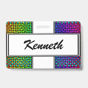 Rippled Checkers by Kenneth Yoncich Badge