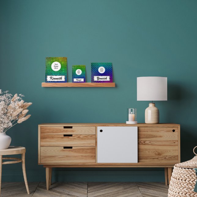 Rippled Checkers by Kenneth Yoncich Picture Ledge (Living Room)