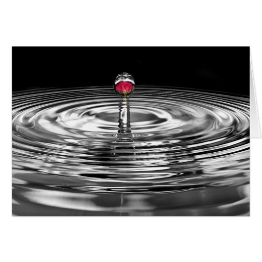 Rippled Rose Cards (Front Horizontal)