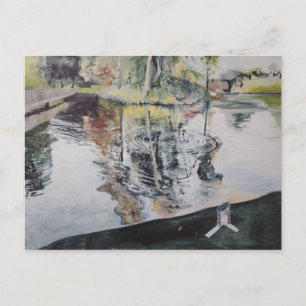 Ripples and Birdhouse Kew Gardens 2014 Postcard