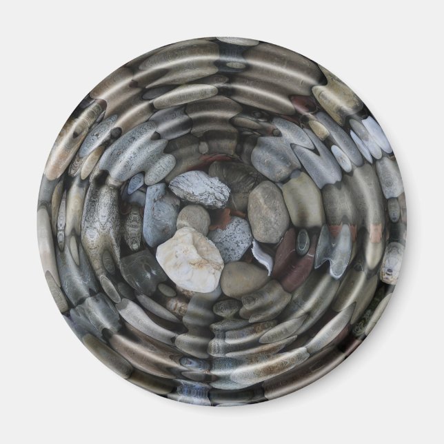 Ripples and Pebbles Magnet (Front)