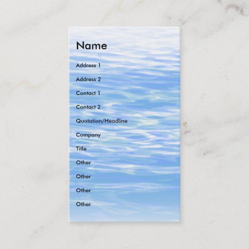 Ripples | business card template