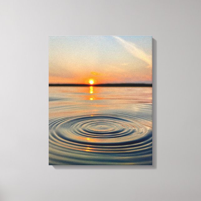 Ripples Canvas Print (Front)
