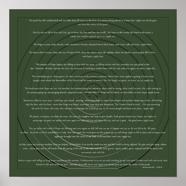 Ripples - Denise Beverly Poster (Front)