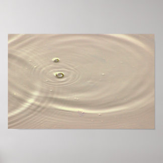 Ripples in Pond Poster