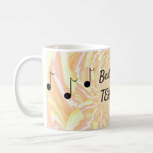 Ripples of Color Music Teacher Coffee Mug