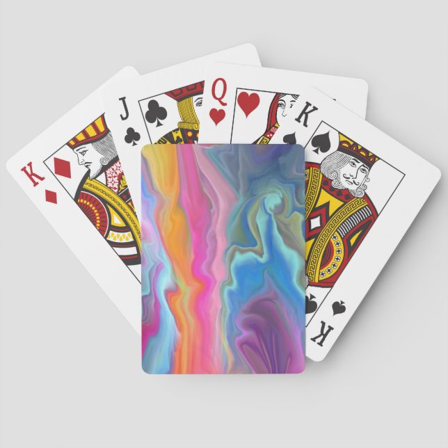 Ripples of Colour Poker Cards (Back)