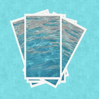 Rippling Tropical Aqua Blue Water