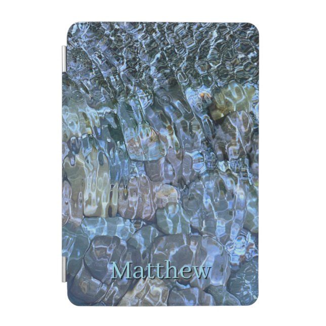 Rippling water, brook, steam, Underwater Stones iPad Mini Cover (Front)