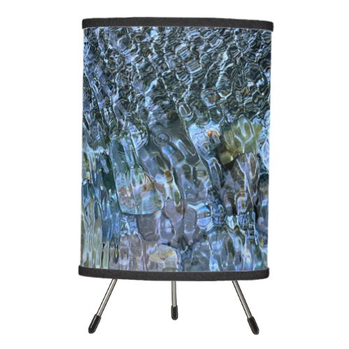 Rippling water brook steam Underwater Stones Tripod Lamp