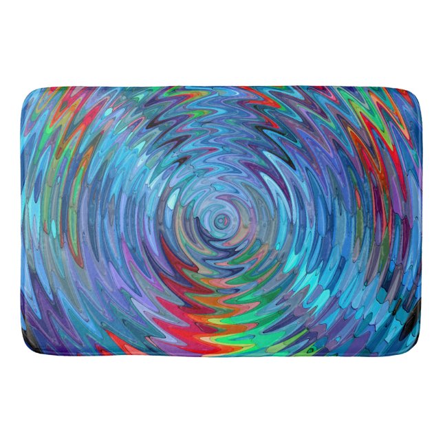 Rippling waters.... bathroom mat (Front)