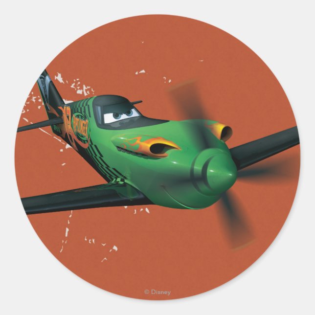 Ripslinger 1 classic round sticker (Front)