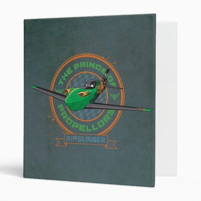 Ripslinger - The Prince of Propellors 3 Ring Binder (Front/Inside)