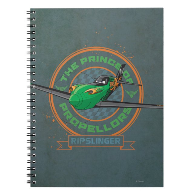 Ripslinger - The Prince of Propellors Notebook (Front)