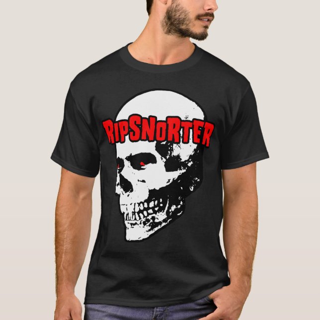 Ripsnorter Wake The Dead Skull T Shirt (Front)