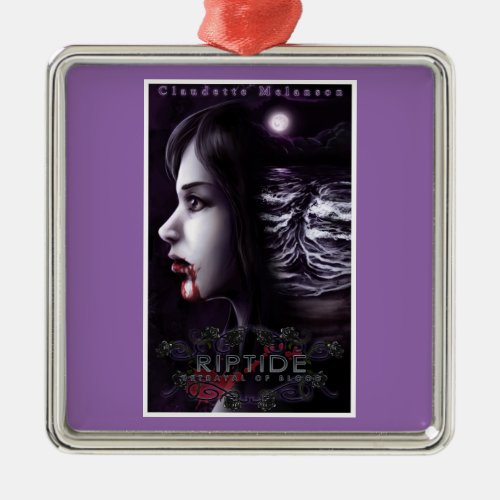 Riptide Cover Premium Square Christmas Ornament