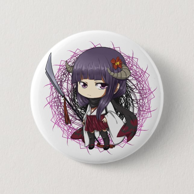 Ririchio Youkai Button (Front)