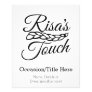 Risa's Touch Products Flyer