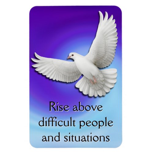 Rise Above Dove Survivor Affirmation Magnet