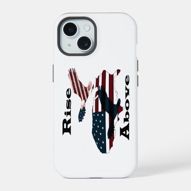 Rise above  iphone case (Back)