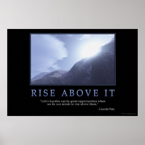 Rise Above It Poster