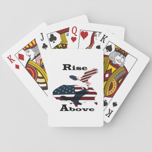 Rise above  poker cards