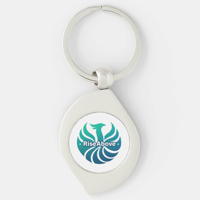 Rise Above – The Phoenix Within Keychain (Front)