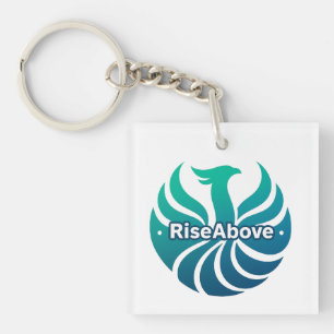 Rise Above – The Phoenix Within Keychain
