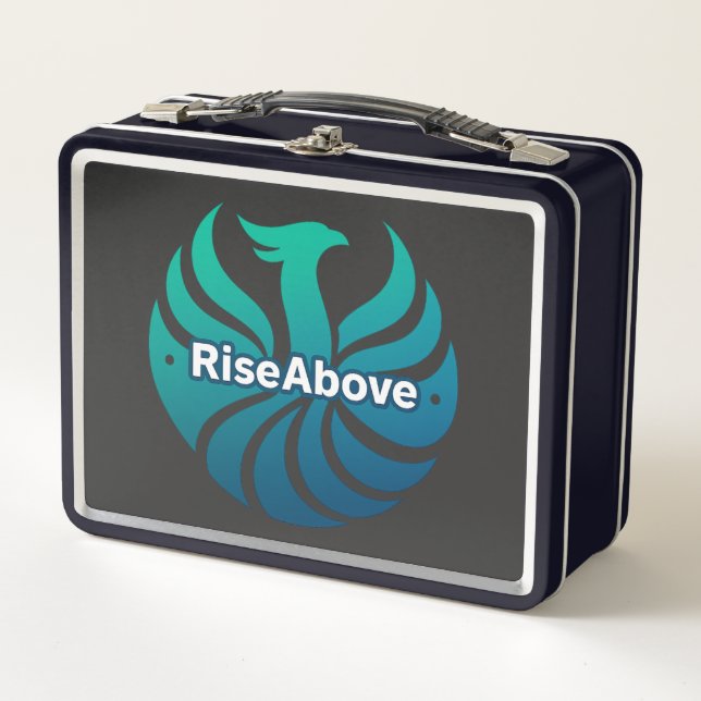 Rise Above – The Phoenix Within Metal Lunch Box (Front)