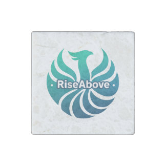 Rise Above – The Phoenix Within Stone Magnet