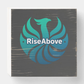 Rise Above – The Phoenix Within Wooden Box Sign