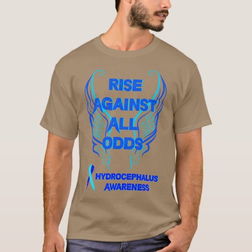 Rise against all odds hydrocephalus Awareness T_Shirt