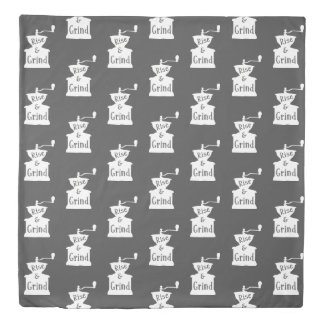 Rise and Grind Coffee Duvet Cover