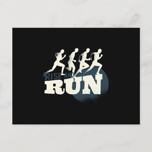 Rise and Run Postcard