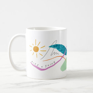 Rise and Shine Abstract Art Coffee Mug