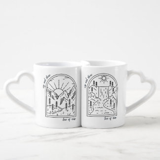 Rise and Shine - Heart Mug Set