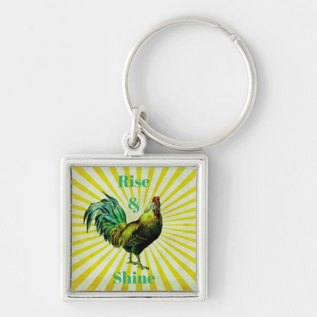 Rise and Shine Keychain (Front)