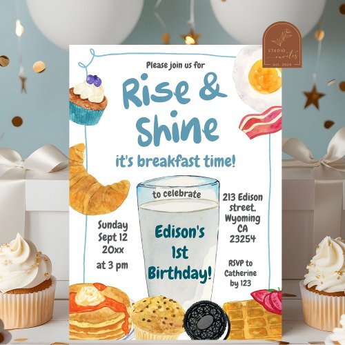 Rise and Shine Kids Breakfast Birthday