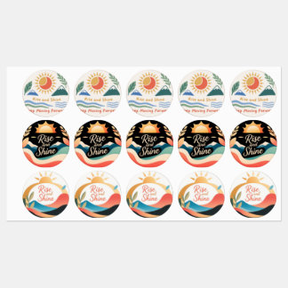 Rise and Shine: Nature’s Awakening Labels