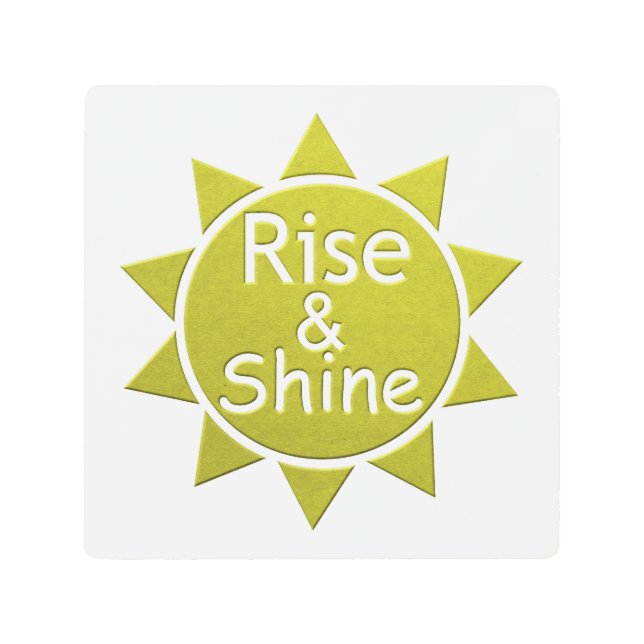 Rise And Shine Paper Cut Art Print (Front)