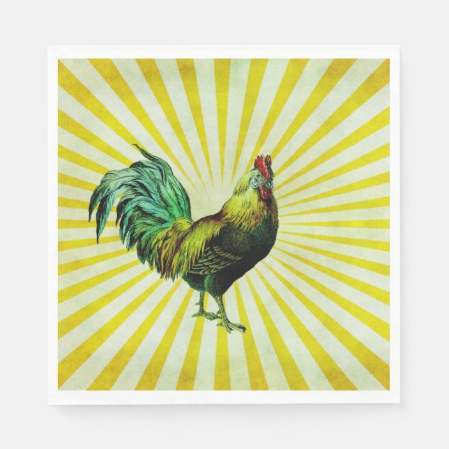 Rise and Shine Paper Napkin (Front)