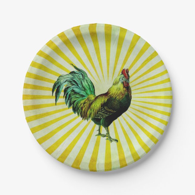 Rise and Shine Paper Plate (Front)