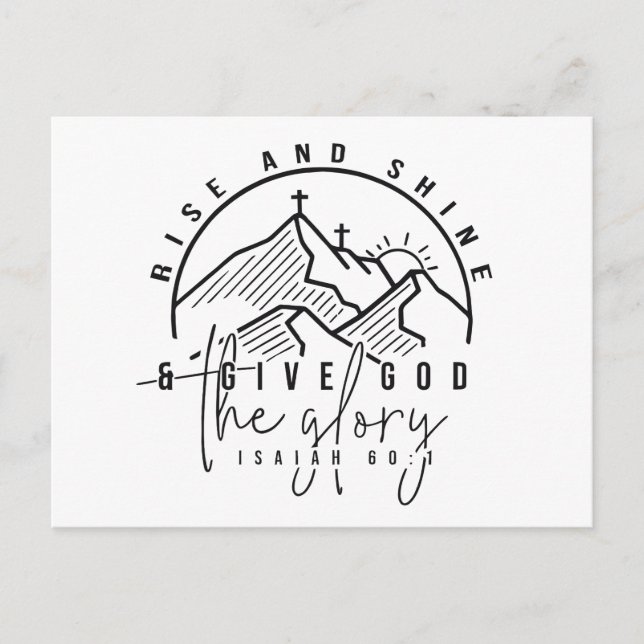 Rise and Shine Postcard (Front)