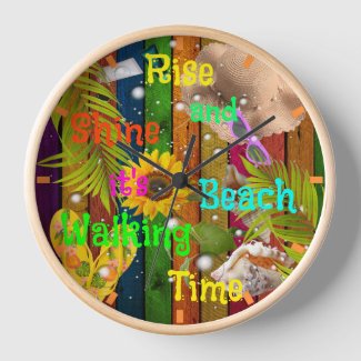 Rise and Shine Tropical Beach Summer Sun Fun Time