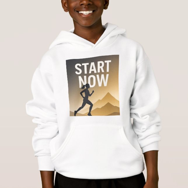 “Rise Beyond Limits – Strength Through Perseveranc Hoodie (Front)