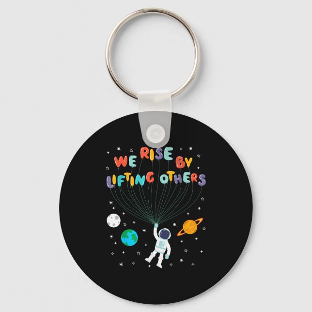 Rise Children Apparel Uni-kids Black Small We Rise Keychain (Front)