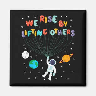 Rise Children Apparel Uni-kids Black Small We Rise Magnet