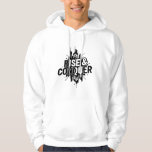 Rise &amp; Conquer – Bold Black &amp; White Geometric Desi Hoodie