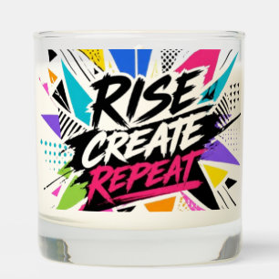 Rise Create Repeat Inspirational Motivational Quot Scented Candle