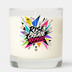 Rise Create Repeat Inspirational Motivational Quot Scented Candle